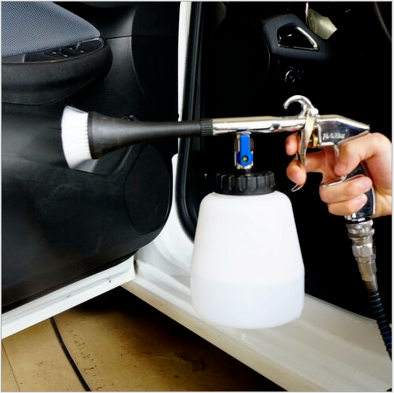 Tornador Car Cleaning Gun Tornado For Dry Cleaning Car Interior Cleaning With Wash Brush Car Wash Tools Auto Washing Accessories