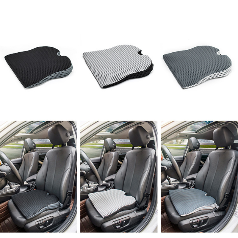 Car Wedge Seat Cushion For Car Driver’s Seat Office Chair Wheelchair Memory Foam Seat Orthopedic Support And Low Back Pain - Aut